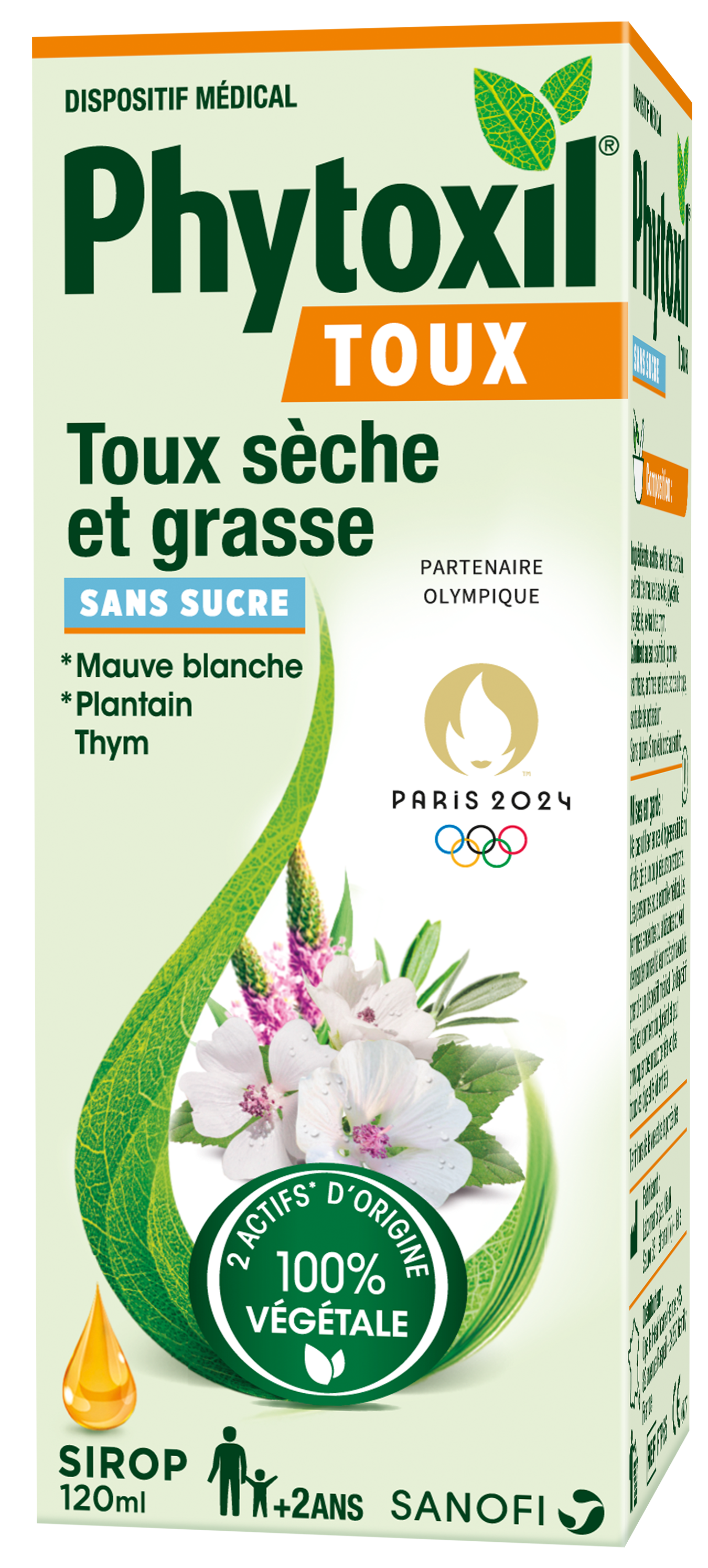 image Phytoxil® Toux sèche et grasse Sans Sucre Flacon de 120 ml – SANOFI