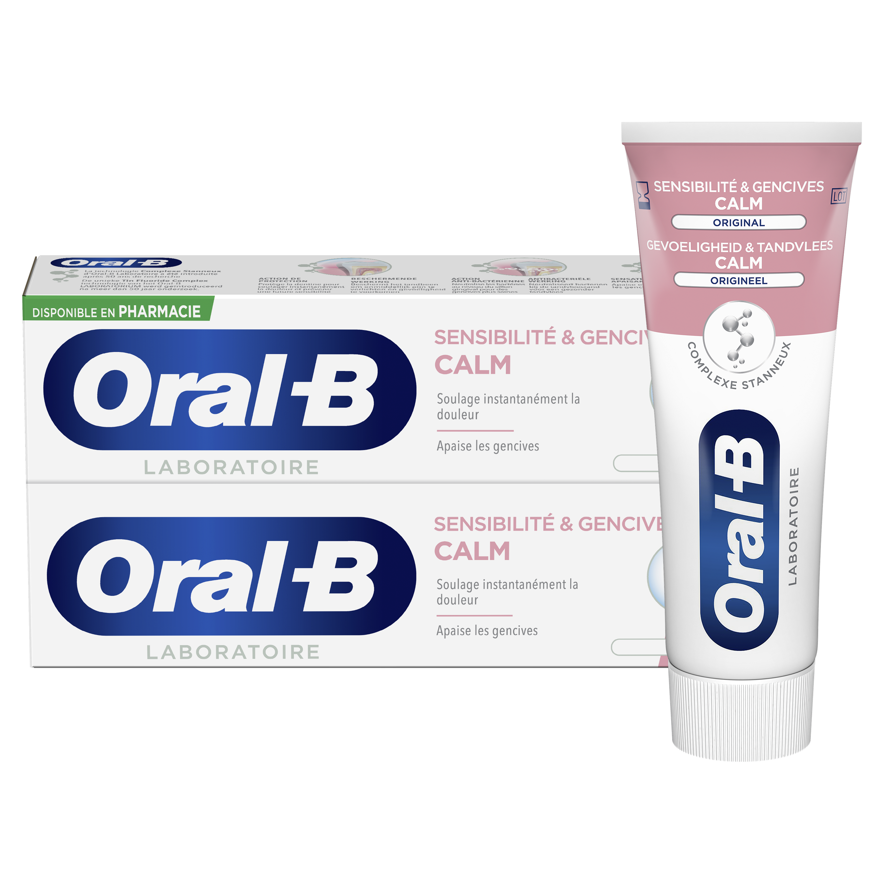 image Oral-B Dentifrice Sensibilité et Gensives Calm PROCTER&GAMBLE HEALTH FRANCE – 12 produits